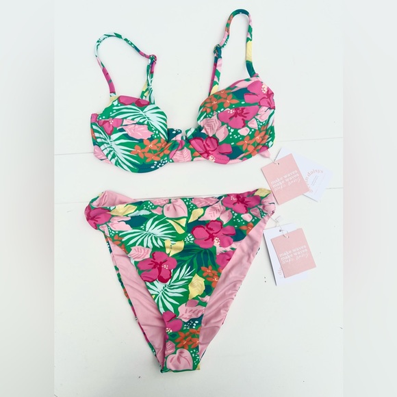 Dippin Daisy S Swim Dippin Daisys Pink Seashore Bikini Poshmark
